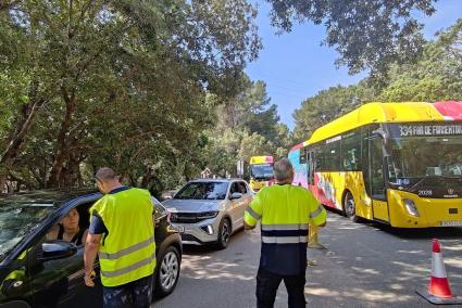 Primer día de restricciones en Formentor
