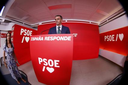 El presidente del Gobierno y líder del PSOE, Pedro Sánchez