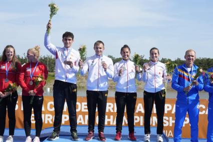 Triple éxito en el Campeonato de Europa de piragüismo