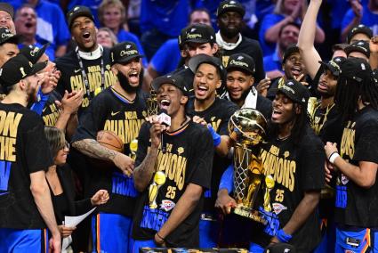 Los Thunder se coronan y los Pacers lloran por Haliburton