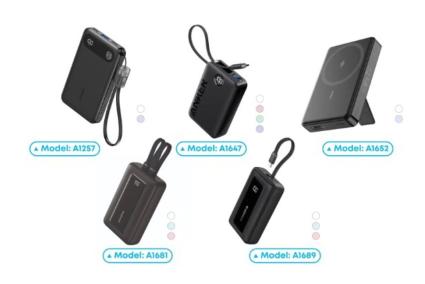 Anker inicia la retirada de cinco baterías externas por riesgo de incendio