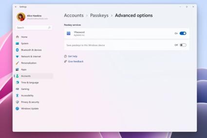 Microsoft se asocia con 1Password para una mayor integración con las claves de acceso en Windows 11