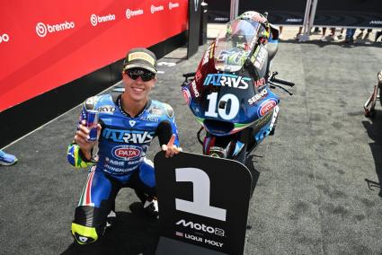 Motociclismo/GP Países Bajos.- Diogo Moreira: "Cuando he visto que había ganado, he sentido mucha emoción"