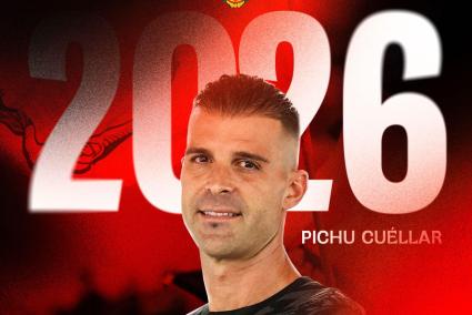 El Mallorca renueva al 'Pichu' Cuéllar otra temporada