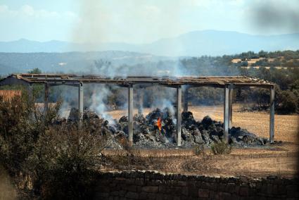 Incendio en Lleida