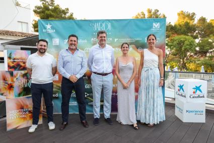 Llorenç Perelló, Juan Antonio Amengual, Jaume Bauzà, Laura Llorente y Antònia Roca, este jueves en Calvià en la presentación de