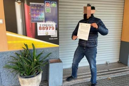 Condenado por denunciar en falso a una administración de Palma por el robo de un décimo de Navidad premiado