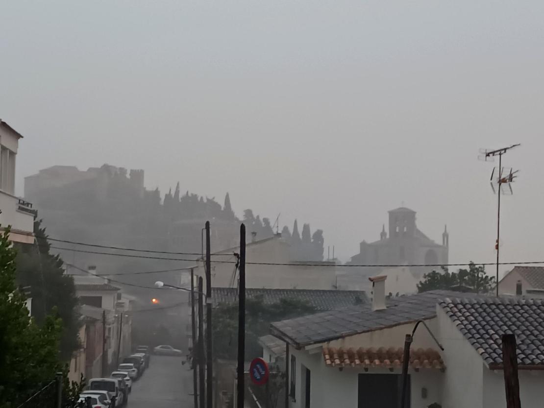 Las imágenes de la tormenta