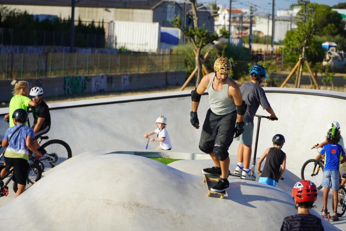 Gran ambiente en el nuevo Pumptrack de Marratxí