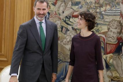 Felipe VI y Rosa Martínez