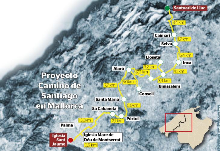 Camino de Santiago Proyecto en Mallorca