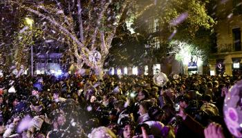 Palma da una multitudinaria bienvenida a la Navidad con un encendido de luces de récord