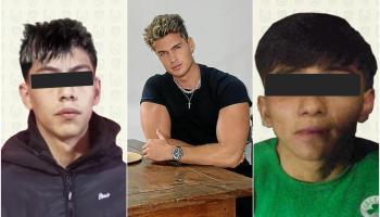 El cantante y modelo argentino vivió varios años en Mallorca. A izquierda y derecha, los dos arrestados por su crimen, Andy 'N'