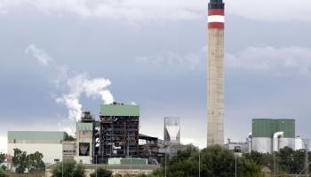 La histórica central térmica de Es Murterar se inauguró en 1980.