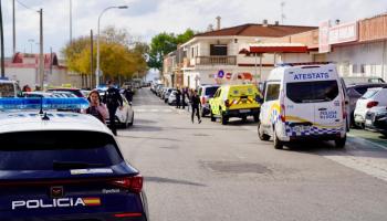 Imagen del lugar de los hechos este domingo