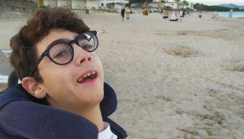 El pequeño de 14 años Oriol Campaner en una imagen cedida por sus padres.