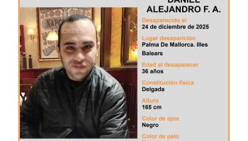 Buscan a un hombre que necesita medicación desaparecido desde Nochebuena en Palma