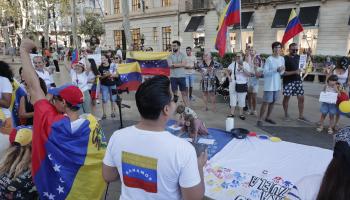 Imagen de archivo de venezolanos residentes en Mallorca