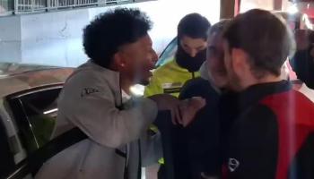 Tensión en Son Moix entre aficionados y jugadores del Mallorca