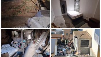 Condones, ratas o suelos de parqué: así es el interior del 'Edificio de los Horrores'