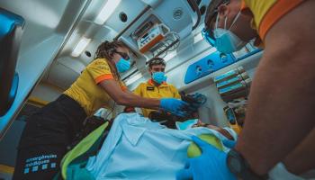 Los familiares de los dos niños fallecidos en un accidente en Barcelona, a los sanitarios: «Os estamos eternamente agradecidos»