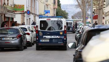 Despliegue policial en la zona de Virgen de Lluc.