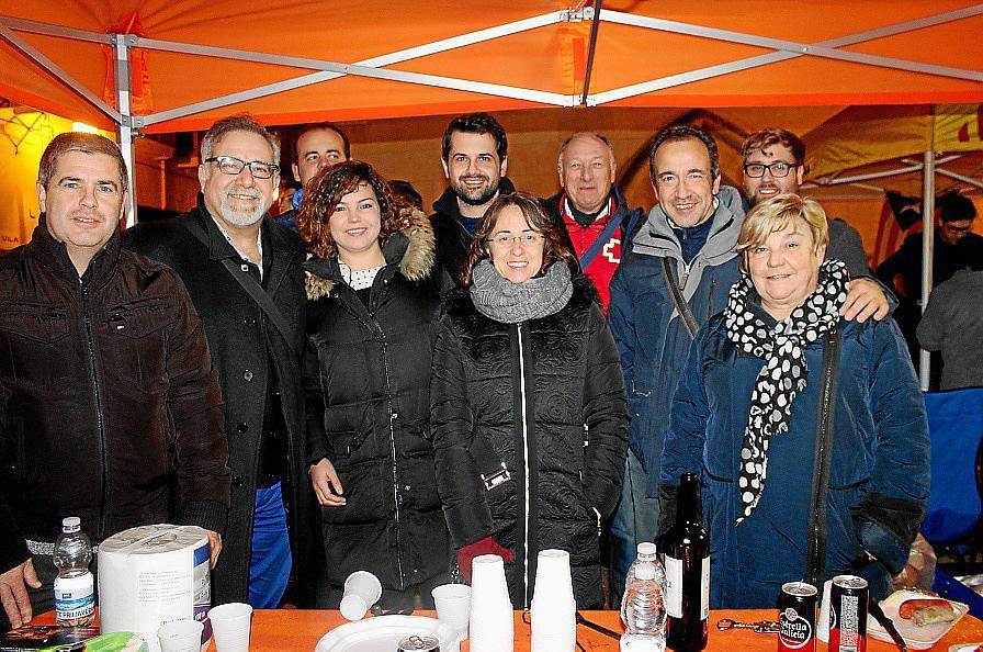 Animada y fría Revetla de Sant Sebastià