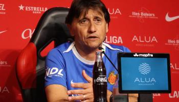 Gustavo Siviero en su comparecencia previa al partido ante la Real Sociedad. Foto: R.D.