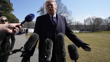 El presidente de Estados Unidos, Donald Trump