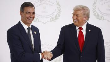 EGIPTO. CONFLICTOS ARMADOS. PAZ EN ORIENTE MEDIO LA FIRMA HISTORICA. Donald Trump y el resto de mediadores firman el plan de paz