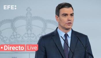 Declaraci&oacute;n institucional de Pedro S&aacute;nchez sobre los &uacute;ltimos acontecimientos internacionales