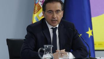 José Manuel Albares en rueda de prensa posterior al Consejo de Ministros