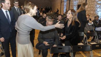 PALMA. POLITICA AUTONOMICA. Marga Prohens saluda a la d&Atilde;&shy;scola Ca&Atilde;&plusmn;adas. La presidenta del Govern se encontr&Atilde;&sup3; en Es Baluard Mus