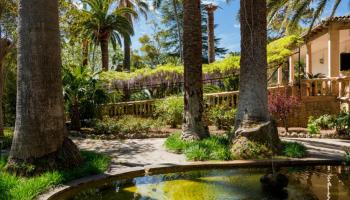Se pueden visitar tres fincas con el Distintiu: Can Det, en Sóller; Alfàbia, en Bunyola (en la foto); y es Seregalls, en el municipio de Fornalutx