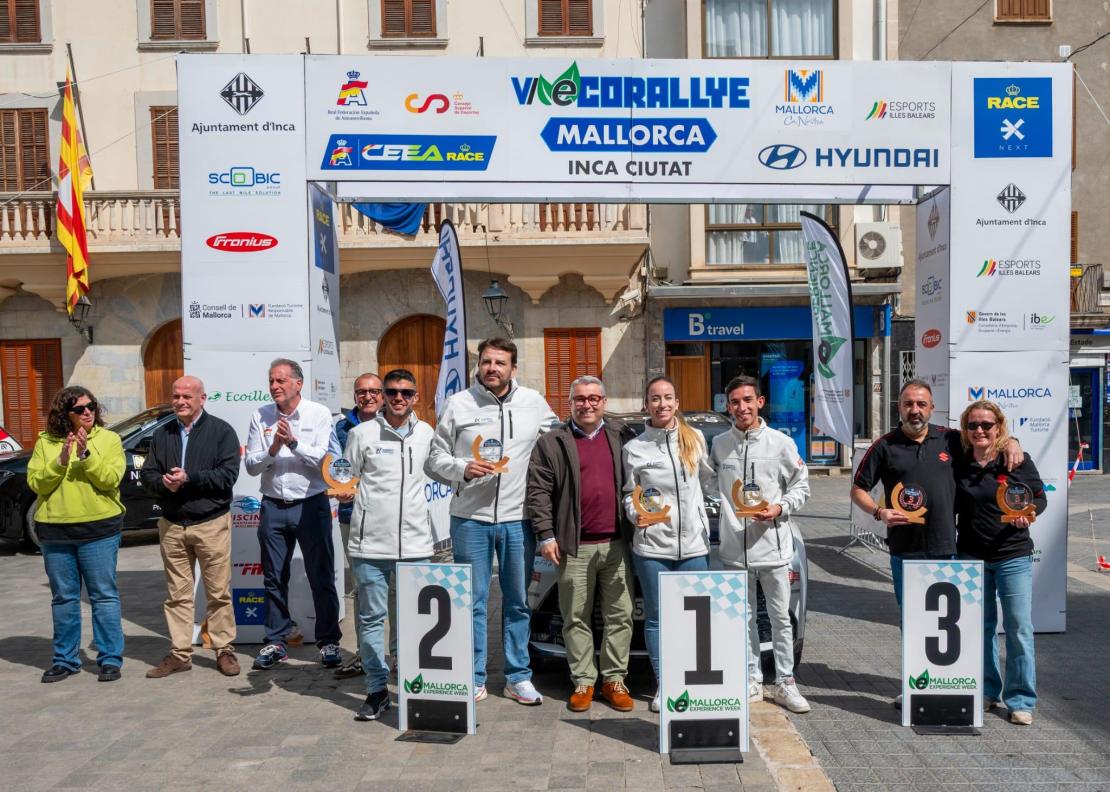 Eco Rallye Mallorca Inca-Ciutat. La prueba, segunda valedera para el Campeonato de España de Energías Alternativas, cerró un fin