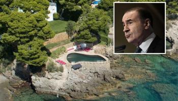 La piscina del periodista Pedro J. Ram&iacute;rez en la Costa dels Pins.