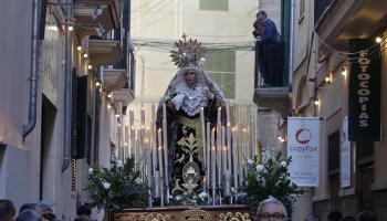 Uno de los pasos que participan en la procesión de este Viernes Santo