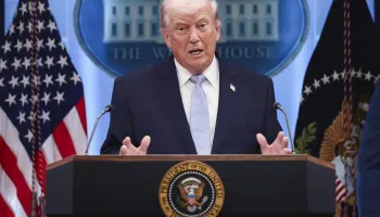 El presidente de Estados Unidos, Donald Trump.