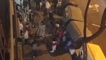 Una ri&ntilde;a entre una veintena de personas en Son Gotleu acaba con dos detenidos y varios hospitalizados