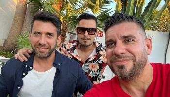 Diego, Gonzalo, junto a Sebastián, a la derecha de la imagen.