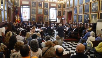 El pleno del Ajuntament de Palma se celebr&oacute; este jueves