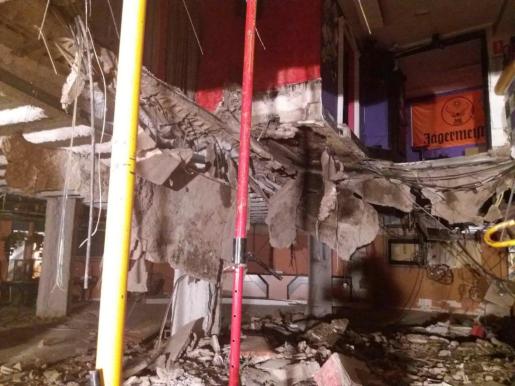 Heridas 40 personas al hundirse el suelo de una discoteca en Tenerife