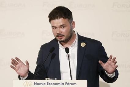 El diputado de ERC Gabriel Rufián