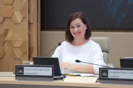 Armengol comparece en la comisión de las mascarillas del Parlament