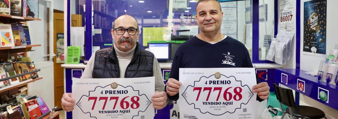 Un cuarto premio, vendido en varias zonas de Mallorca