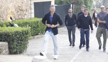 Demichelis lidera una comida de conjura del Real Mallorca en Bunyola
