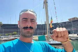 Ángel Benítez García, activista mallorquín en la nueva Flotilla Global Sumund.