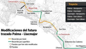 Luz verde al tren a Llucmajor: 12 minutos para llegar al aeropuerto y operativo a partir de 2032