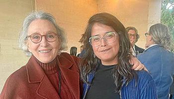 De inauguración en la Fundació Miró