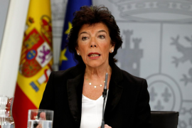 La ministra de Educación, Isabel Celaá